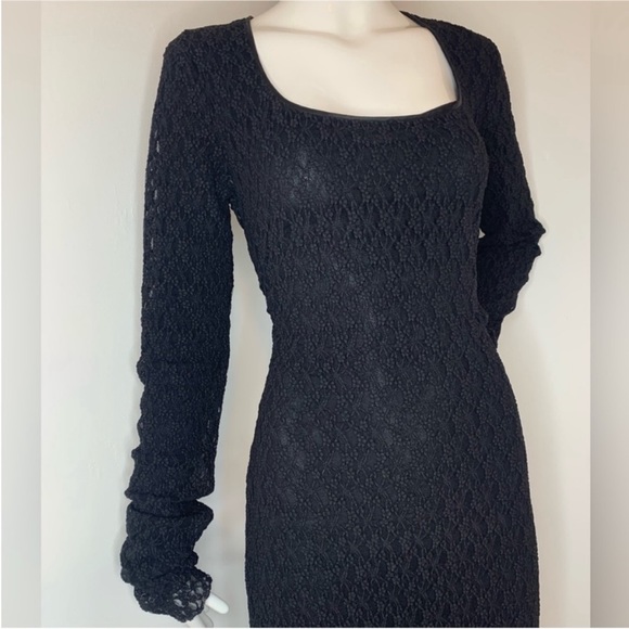 Dolce Gabbana black lace maxi dress - Picture 7 of 11